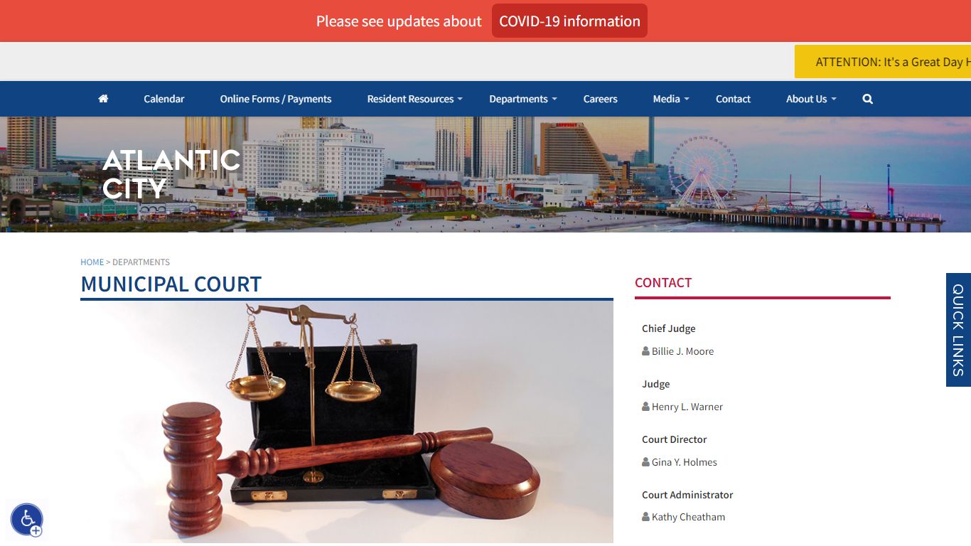 The Official Website of City of Atlantic City, NJ - Municipal Court